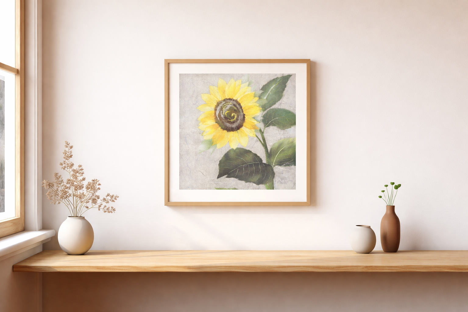 和紙のちぎり絵キット 花鳥風月 夏-No.065 水連 F3サイズ